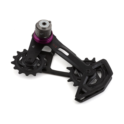 Chape de Dérailleur Arrière Complète 12V SRAM X0 T-TYPE EAGLE AXS — 11.7518.104.012 — photo de la pièce sur fond blanc