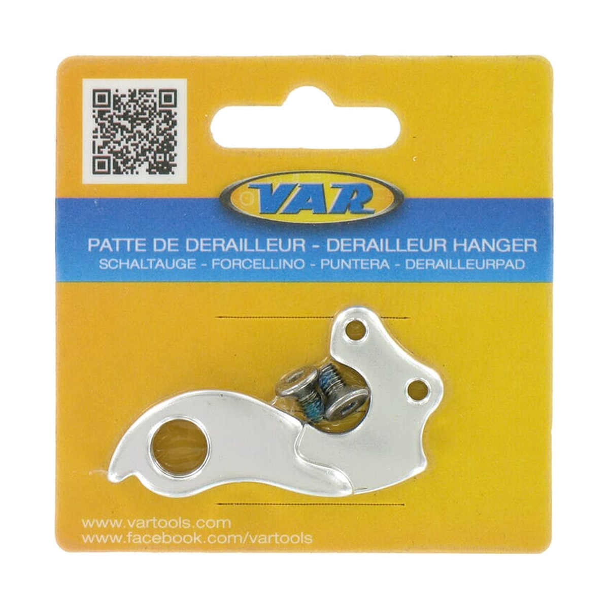Patte de Dérailleur VAR DH-69080 BH/Bmc/Canyon/Decathlon/Focus/Stevens — vue produit sur fond blanc