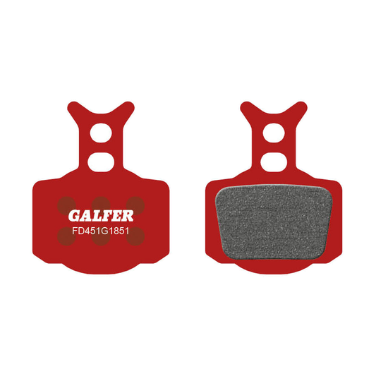 Plaquettes Semi-Métalliques GALFER ADVANCED Formula Cura / Mega / The One / R0 / R1 / RX / RR1 / T1 / C1 — vue principale