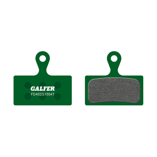 Plaquettes Semi-Métalliques GALFER PRO Shimano XTR / XT / SLX / Alfine — vue principale