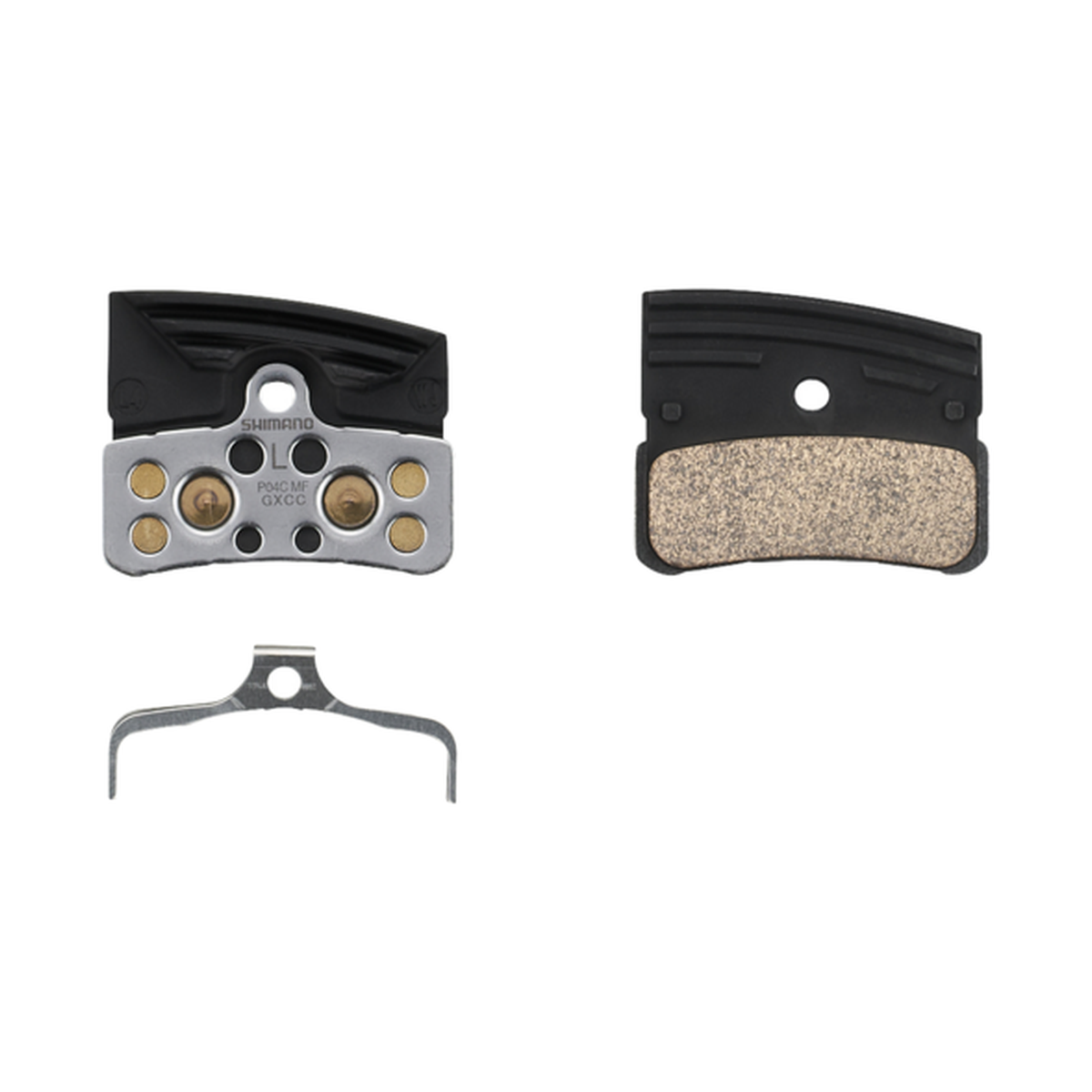 Plaquettes Métalliques SHIMANO P04C — vue principale