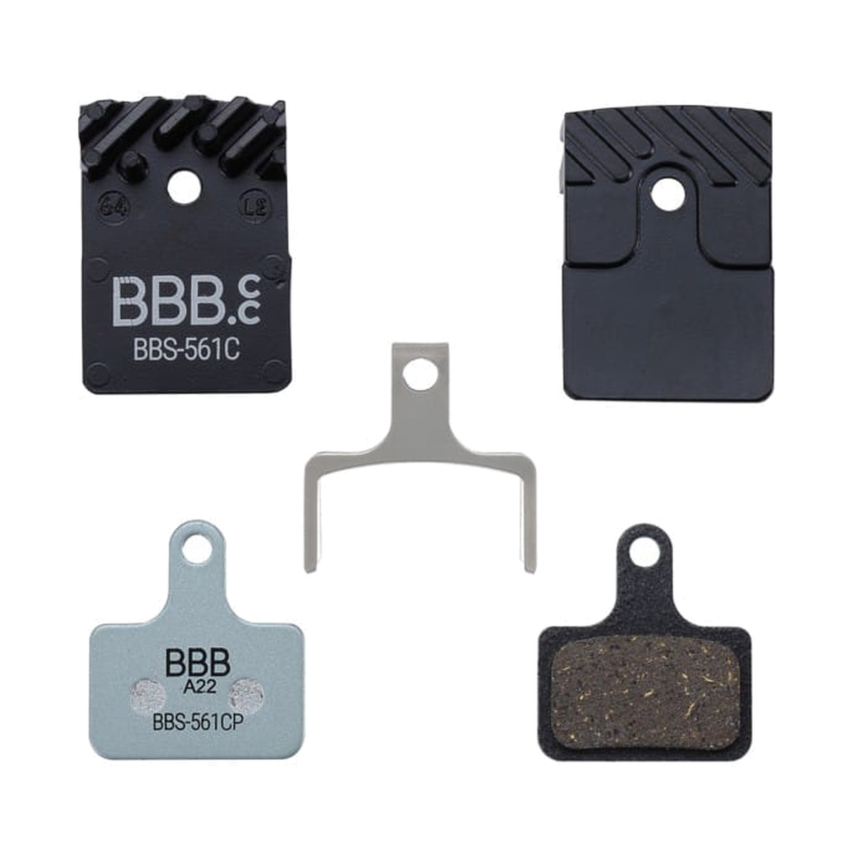 Plaquettes Organiques BBB avec Ailettes pour Shimano R9270/R9170/R8170/R8700/R7070/GRX810 — vue principale