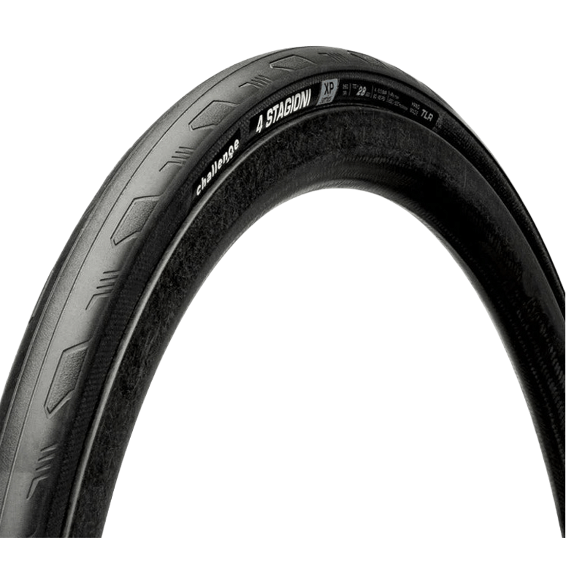 Pneu CHALLENGE 4 STAGIONI XP 700c Tubeless Ready Noir