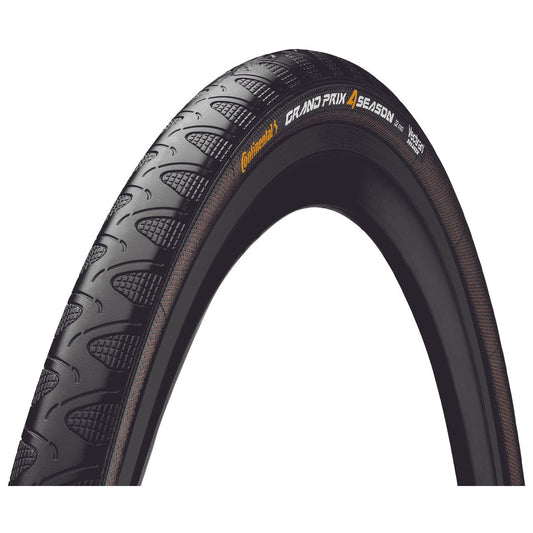 Reifen CONTINENTAL GRAND PRIX 4 SEASON 700c für Schlauch Schwarz