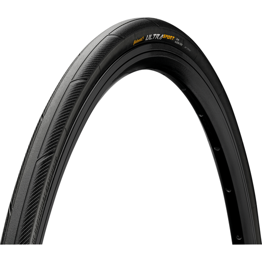 Reifen CONTINENTAL ULTRA SPORT III 700c für Schlauch Schwarz