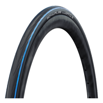 Pneu SCHWALBE LUGANO II 700c K-Guard Tubetype Bleu