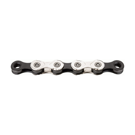 Chaîne 11V KMC X11 Argent/Noir — photo produit sur fond blanc