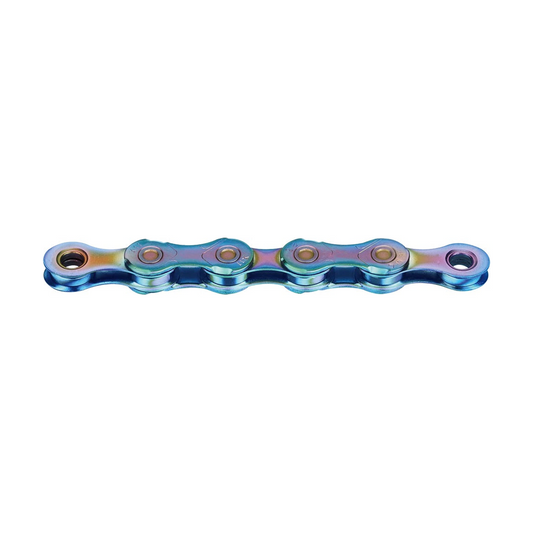 Chaîne 11V KMC X11 Bleu Aurore — photo produit sur fond blanc
