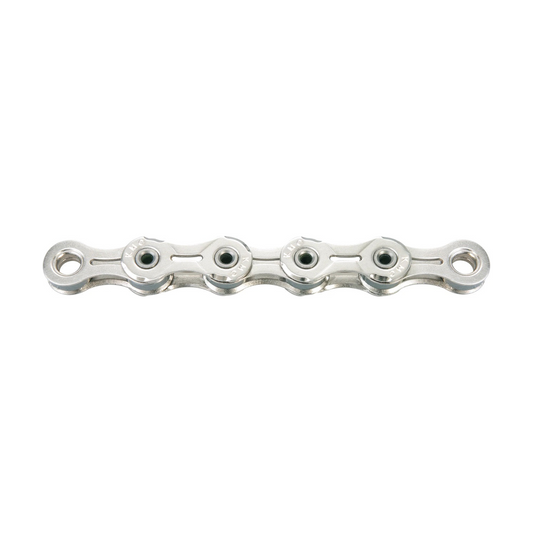 Chaîne 11V KMC X11SL Argent Ciré — photo produit sur fond blanc