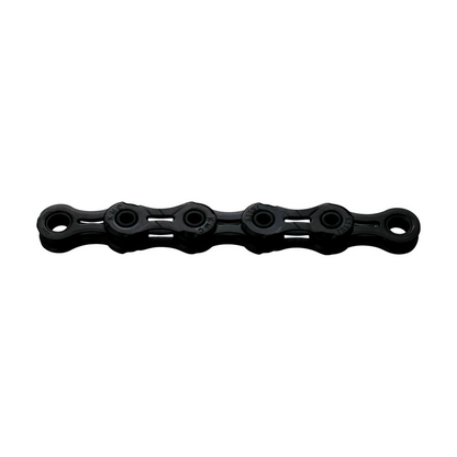 KMC 11-fach-Kette DLC11 Waxed Schwarz, gewachst — Produktfoto auf weißem Hintergrund