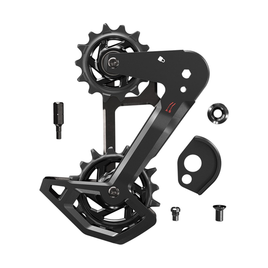 Chape + Galets SRAM XO/XX/XX-SL T-TYPE EAGLE AXS — pièce sur fond blanc