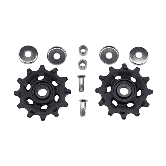 Galets de Dérailleur Arrière 11V SRAM APEX 1 / NX (x2) — pièce sur fond blanc