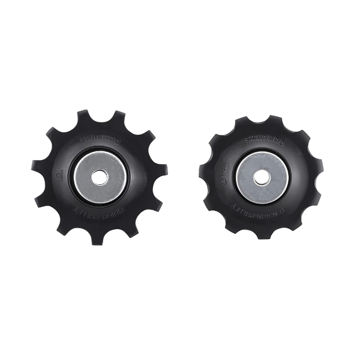 10-fach-Schaltröllchen für SHIMANO DEORE RD-M6000 Schaltwerk mit mittellangem Käfig — Teil vor weißem Hintergrund