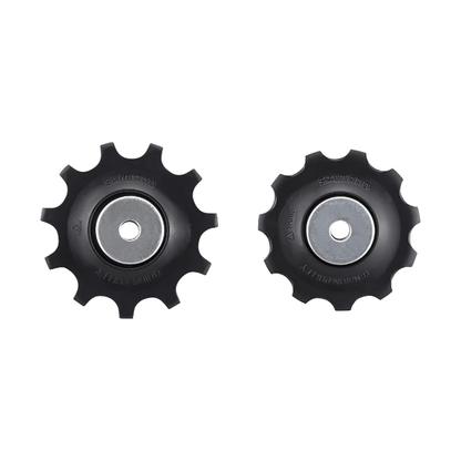 10-fach-Schaltröllchen für SHIMANO DEORE RD-M6000 Schaltwerk mit mittellangem Käfig — Teil vor weißem Hintergrund