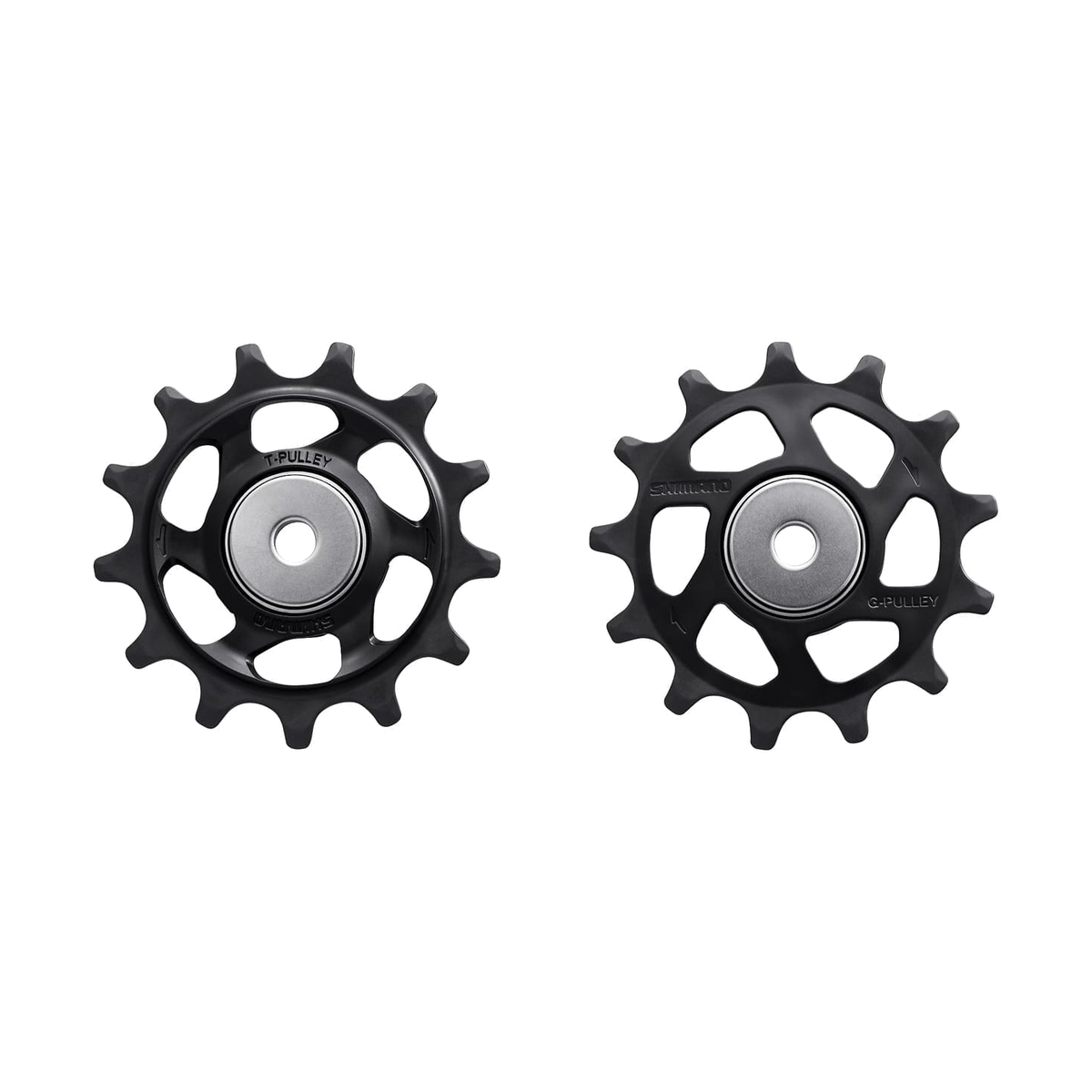12-fach-Schaltröllchen für SHIMANO XTR RD-M9100/M9120 Schaltwerk — Teil vor weißem Hintergrund