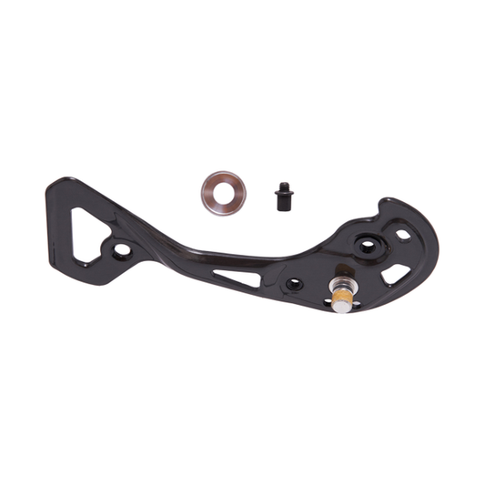 Chape de Dérailleur Arrière Externe Courte SHIMANO XTR M9000-GS — pièce sur fond blanc