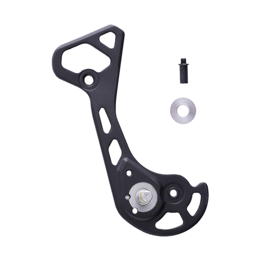 Chape de Dérailleur Arrière Externe Médium SHIMANO XT Di2 RD-M8050-GS — pièce sur fond blanc