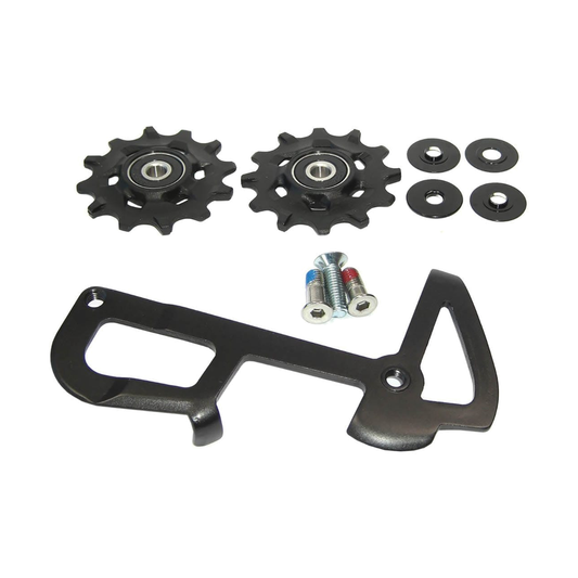 Set aus innerem Schaltkäfig und Schaltröllchen für SRAM X01 / X1 11-fach-Schaltwerke — Teil auf weißem Hintergrund