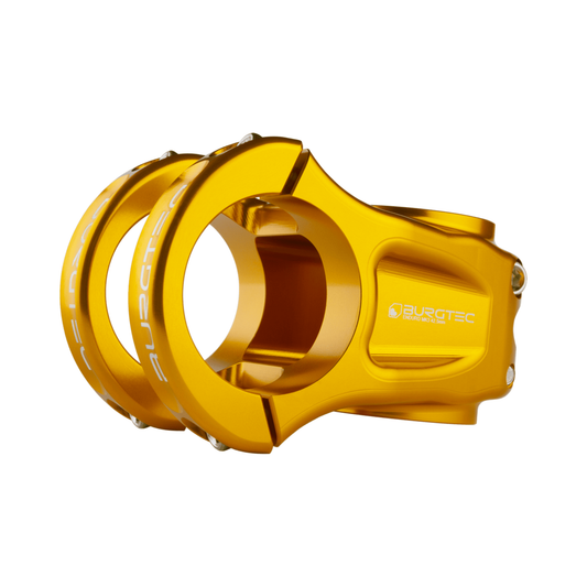 Vorbau BURGTEC ENDURO MK3 Gold — Hauptansicht auf weißem Hintergrund