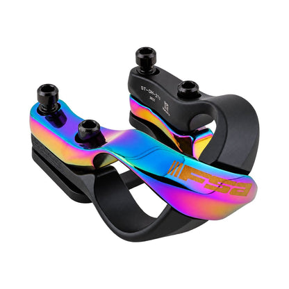FSA DC GRADIENT OS35 DH Aluminium-Vorbau 15° Ø35 mm Petrol — Hauptansicht auf weißem Hintergrund