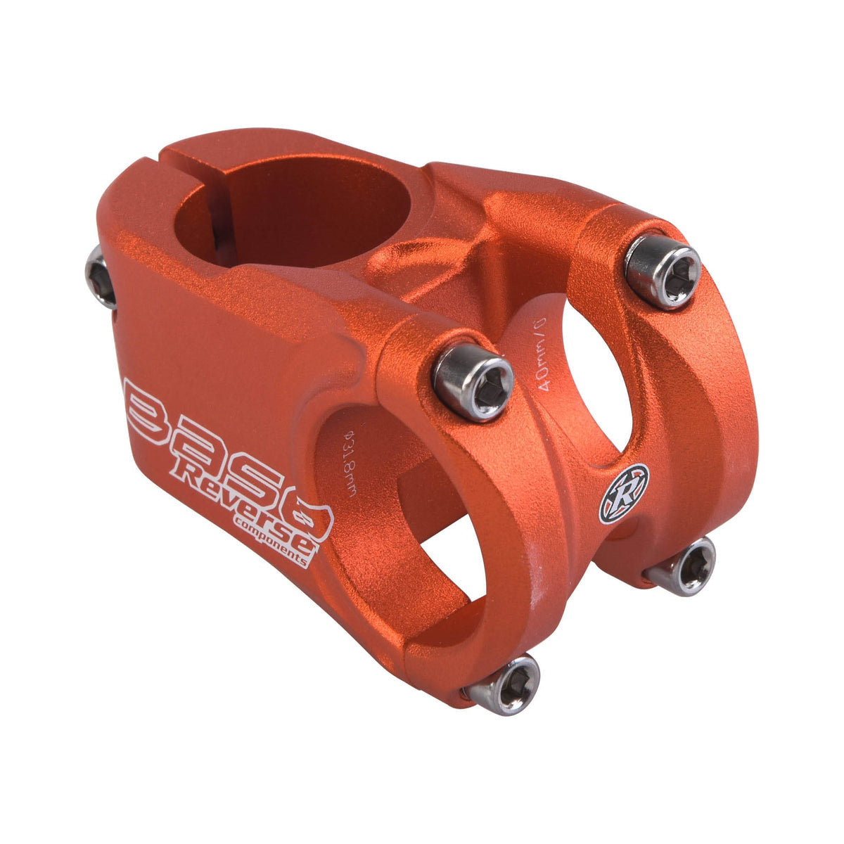 Potence REVERSE COMPONENTS BASE Orange — vue principale sur fond blanc