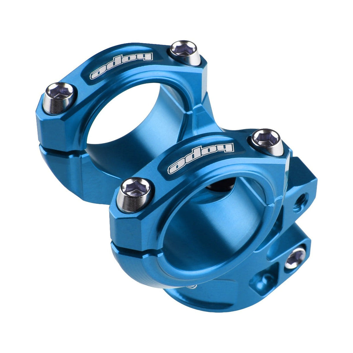 HOPE GRAVITY Vorbau 20 mm Blau — Hauptansicht auf weißem Hintergrund