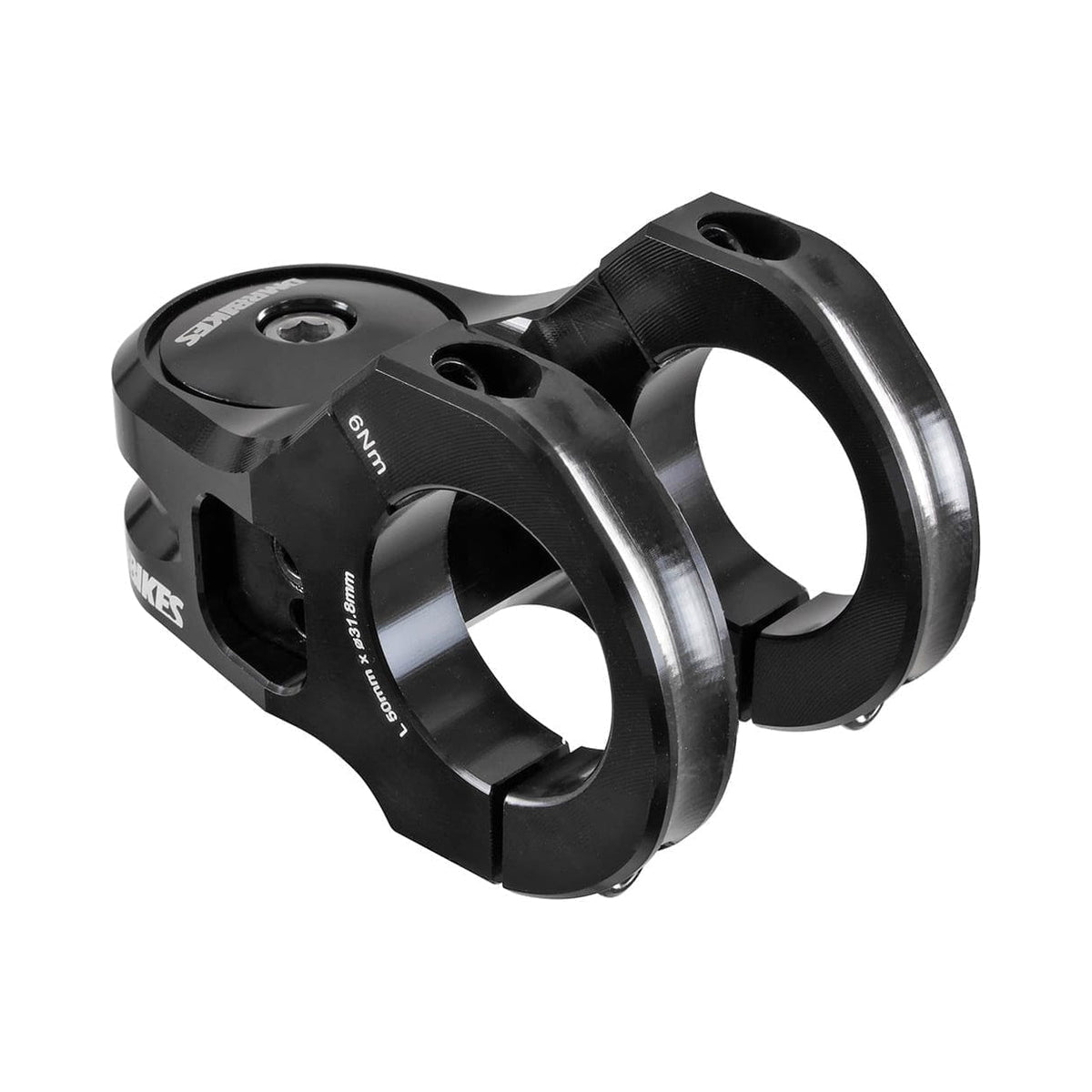 Potence DMR DEFY50 Rise 5mm Noir — vue principale sur fond blanc