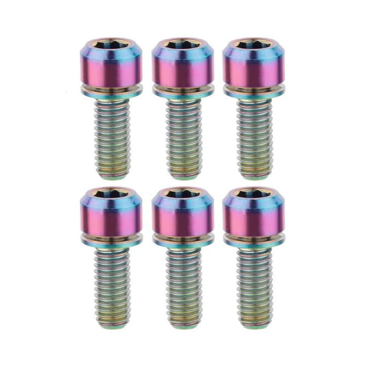 Kit Vis Titanium TITLE ST1 / ST2 Oil Slick (x6) — vue principale sur fond blanc