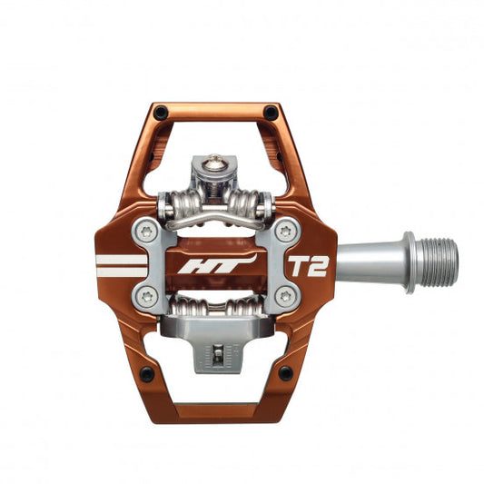 Pédales HT COMPONENTS ENDURO T2 Bronze