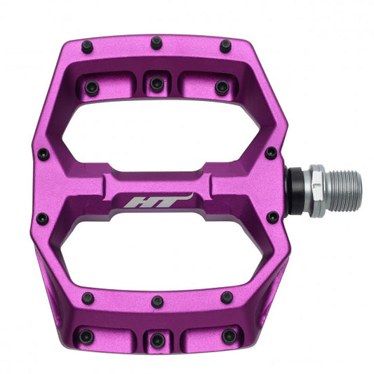 Pédales Plates HT COMPONENTS SPIDER AF03 Violet