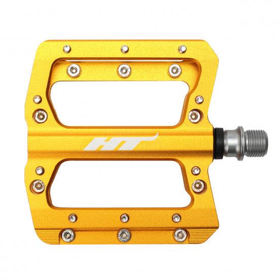 Pédales Plates HT COMPONENTS NANO AN14A Or