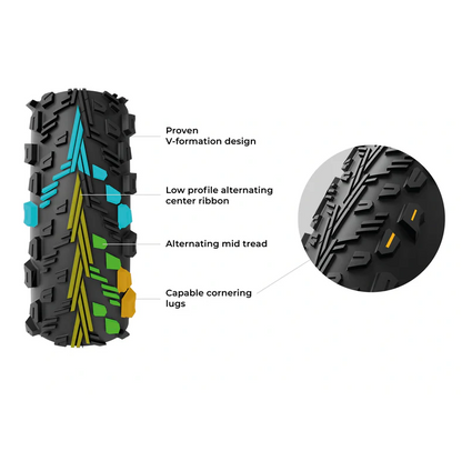 Pneu VITTORIA PEYOTE XC TRAIL 29x2.40 Graphene 4C Tubeless Ready Souple Beige