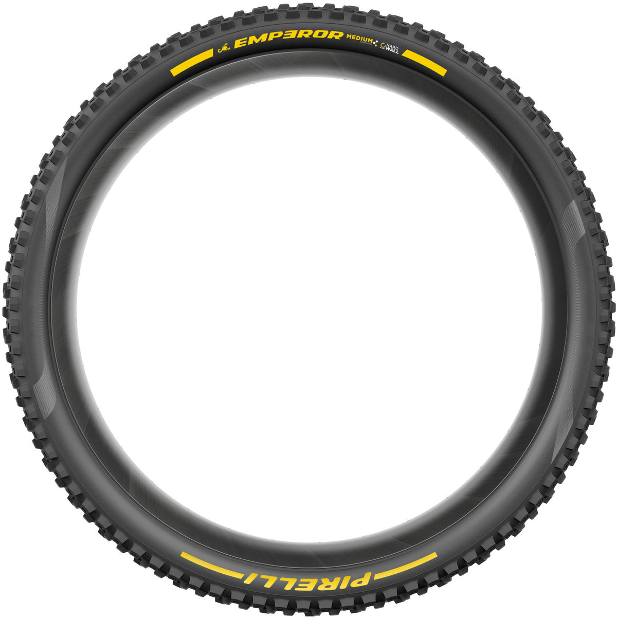Pneu PIRELLI SCORPION EMPEROR 29x2.50 Supersoft DH+Wall Tubeless Ready Souple Noir/Jaune Team Edition
