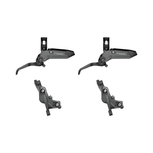 Paire de Freins SRAM LEVEL BRONZE STEALTH 4 pistons Gris