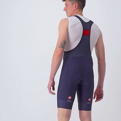 Kurze Trägerhose CASTELLI ENTRATA 2 Blau