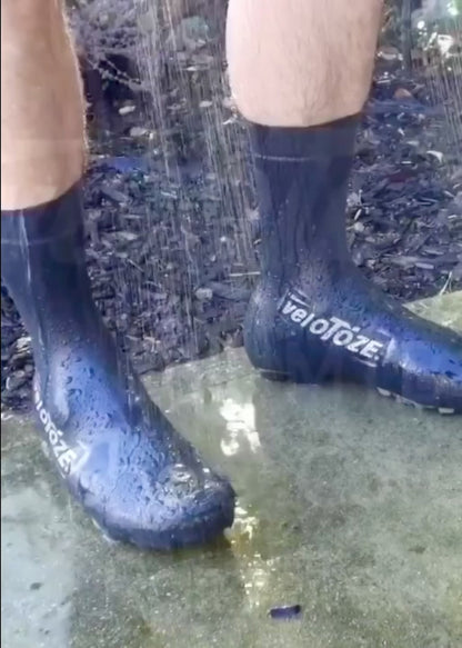 Überschuh VELOTOZE HAUTES 2.0 SUPER STRONG Schwarz/Weiß