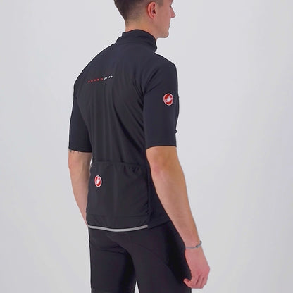 Maillot CASTELLI PERFETTO RoS 2 WIND Manches Courtes Noir