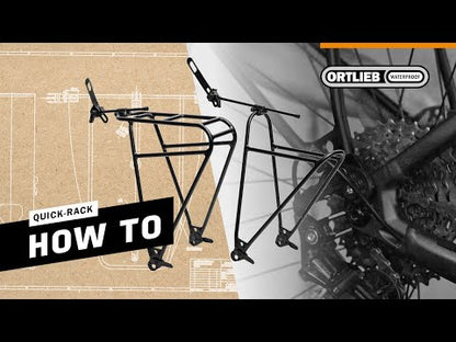 Gepäckträger ORTLIEB QUICK RACK L Schwarz