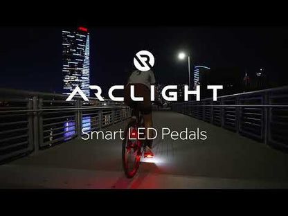 Automatik-Klickpedale mit Beleuchtung REDSHIFT Arclight PRO Silber