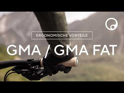 ERGON GMA Lenkergriffe Schwarz / Klemmschellen Goldrausch