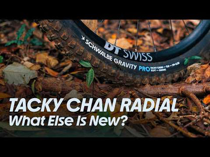 Pneu SCHWALBE TACKY CHAN TRAIL PRO ULTRA SOFT RADIAL 27.5x2.50 Tubeless Ready Souple Noir