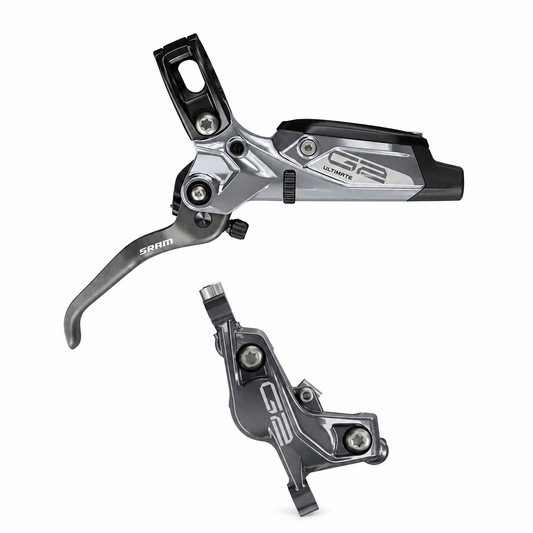 Frein SRAM G2 Ultimate A1 Gris — levier et étrier sur fond blanc