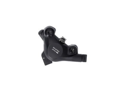 Étrier SHIMANO BR-MT805 Flat Mount sans ailettes — vue opposée et référence
