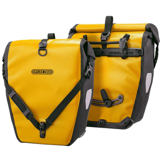 Paar ORTLIEB BACK ROLLER Gepäckträgertaschen 40 L Gelb