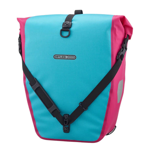 Sacoche de Porte-Bagages ORTLIEB BACK ROLLER CYBER 20 L Bleu/Rose