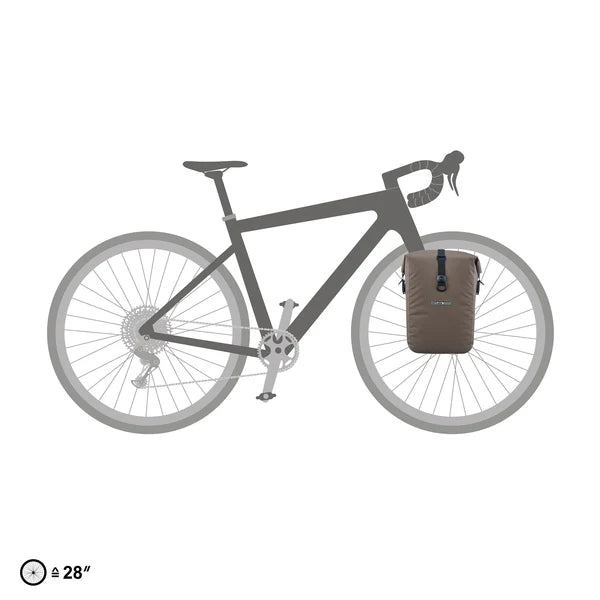 Paar ORTLIEB GRAVEL PACK QL 2.2 29 L Beige Gepäckträgertaschen