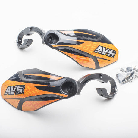 Protège Mains AVS KIT DECO Patte Alu Orange/Noir