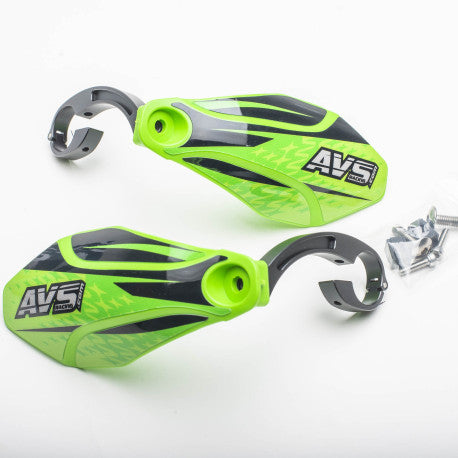 Protège Mains AVS KIT DECO Patte Alu Vert clair/Noir