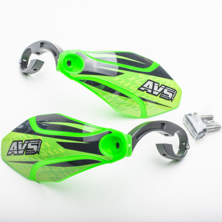 Protège Mains AVS KIT DECO Patte Alu Vert/Noir