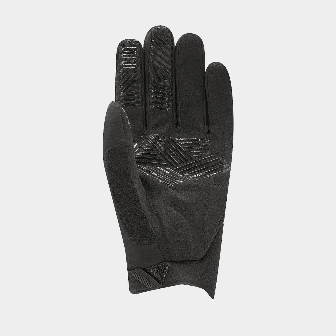 Handschuhe RACER HIVER D3O IMPERMEABLE Schwarz/Schwarz